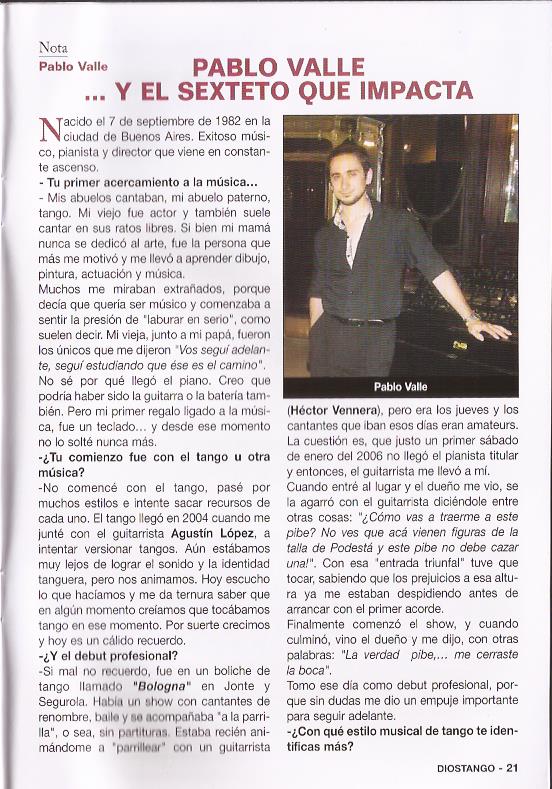 Revista "DIOSTANGO" (Febrero 2014)