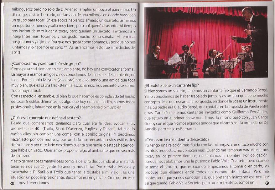 Revista "PUNTO TANGO" (Mayo 2014)